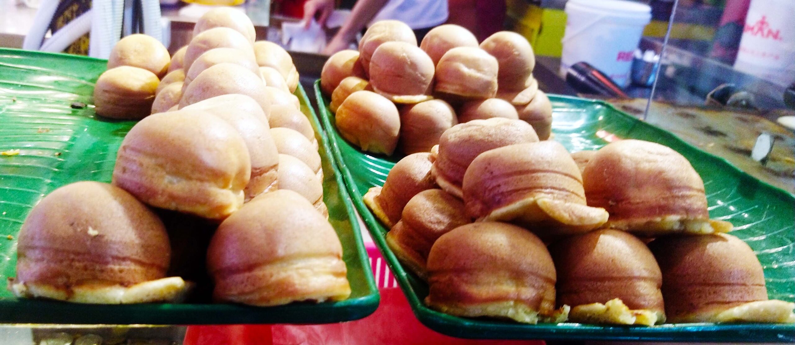 Kaya balls - coconut jam filled buns